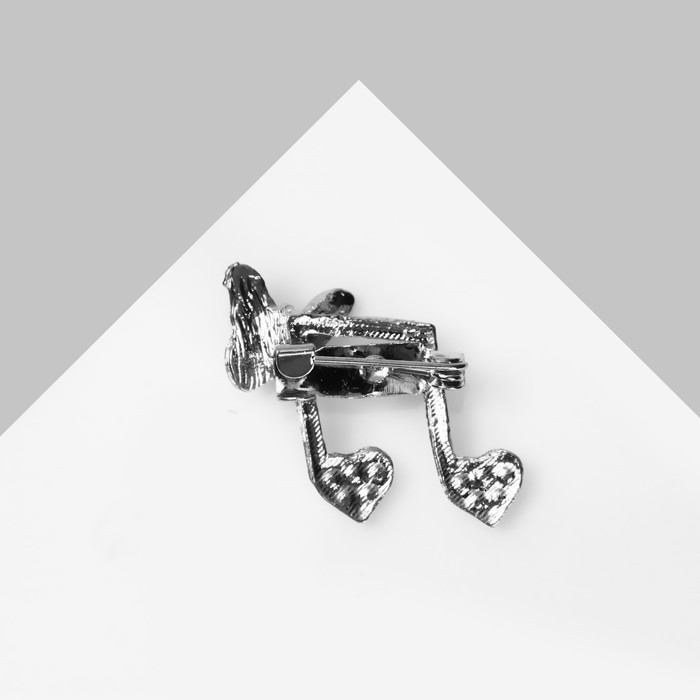 Брошь «Нотка» с бабочками, цвет МИКС (неделимая фасовка 12 шт., цена за шт.) Брошь «Нотка» с бабочками, цвет МИКС (неделимая фасовка 12 шт., цена за шт.)