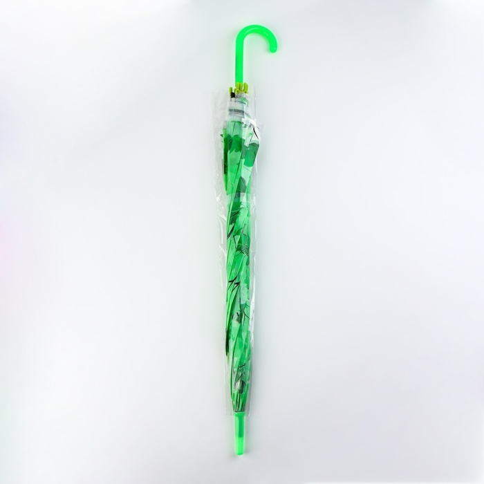 Зонт - трость полуавтоматический &laquo;Листопад&raquo;, 8 спиц, R = 45 см, цвет МИКС