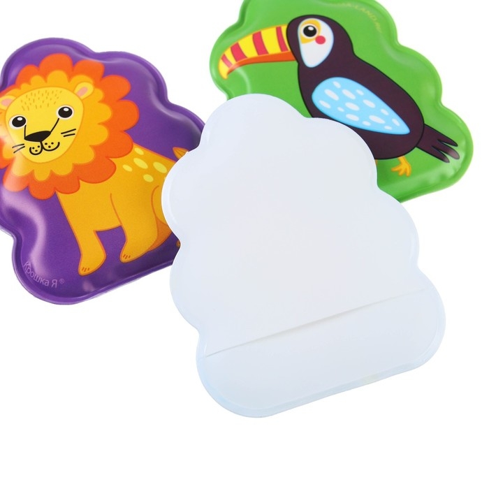 Игрушки для ванны «Путешествие в Африку» книжка и пальчиковый театр, Крошка Я Игрушки для ванны «Путешествие в Африку» книжка и пальчиковый театр, Крошка Я
