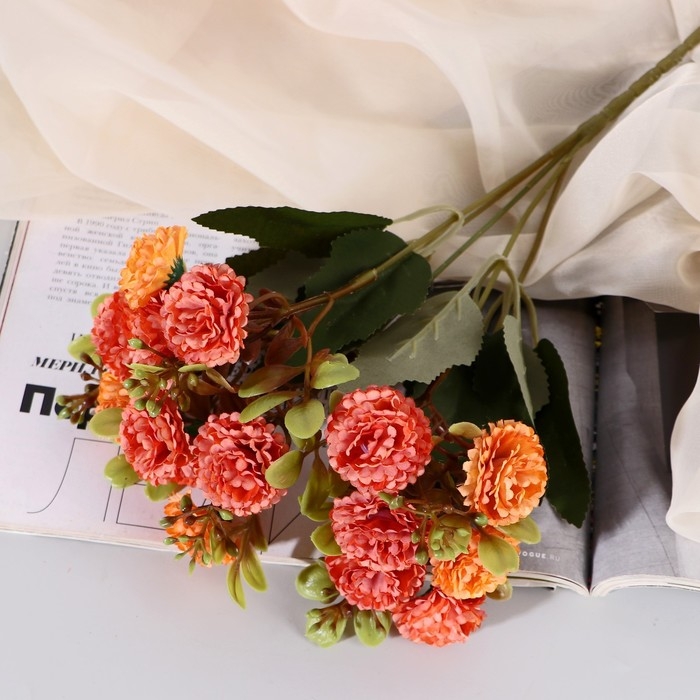 Букет Букет "Цинния изящная галант" 28 см, микс