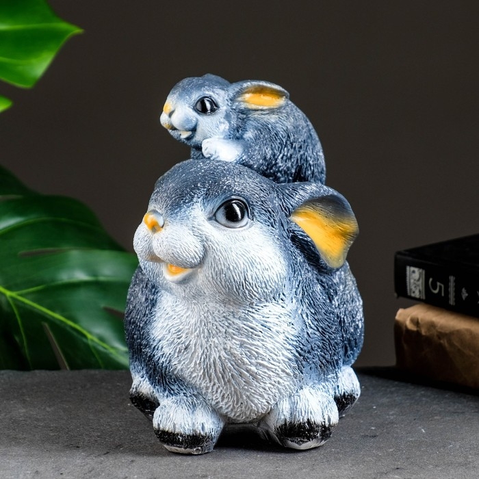 Копилка Копилка "Зайчиха с зайчонком" 15х8х10см