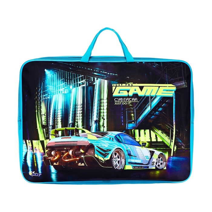 Папка для чертежей и рисунков А3, 470 х 350 х 75 мм, с ручками, текстильная, ПМД 3-20-4 Game auto (ручки-тесьма) 71729 Папка для чертежей и рисунков А3, 470 х 350 х 75 мм, с ручками, текстильная, ПМД 3-20-4 Game auto (ручки-тесьма) 71729