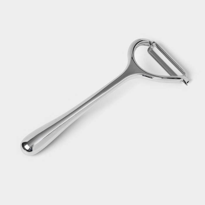 Овощечистка Доляна «Идея», нержавеющая сталь, цвет чёрный Овощечистка Доляна «Идея», нержавеющая сталь, цвет чёрный