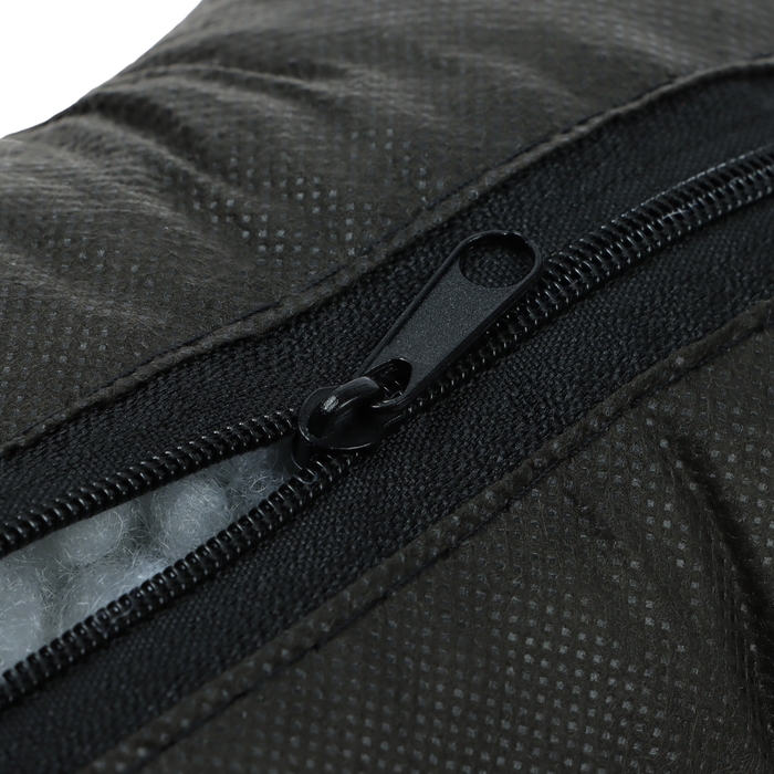 Подушка автомобильная косточка, на подголовник, велюр, бежевый, ромб, 16 х 24 см Подушка автомобильная косточка, на подголовник, велюр, бежевый, ромб, 16 х 24 см