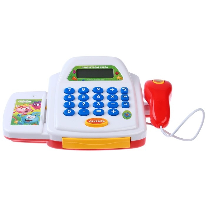 Касса со звуковыми и световыми эффектами, СМЕШАРИКИ Касса со звуковыми и световыми эффектами, СМЕШАРИКИ