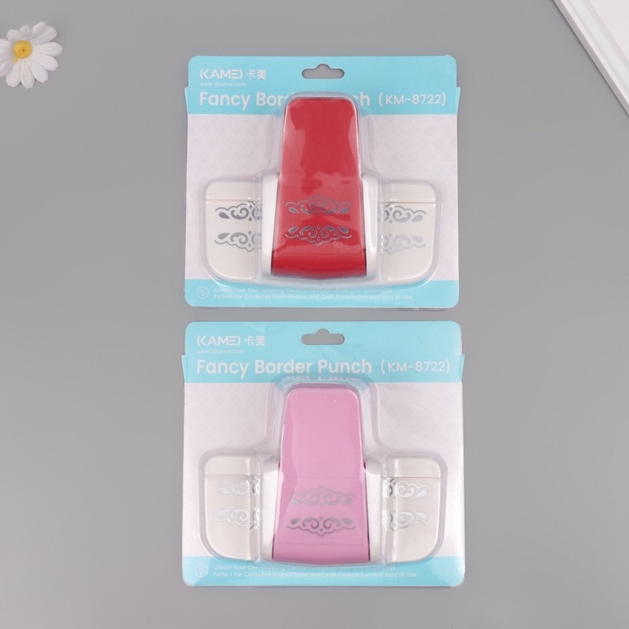 Дырокол фигурный для края вырубка 6х4 см Дырокол фигурный для края вырубка 6х4 см "Медальон" МИКС 17х12,5х4 см