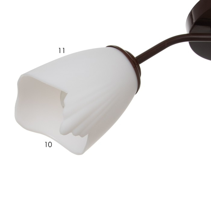 Люстра Оникс 3х15Вт E27 коричневый 50х50х15см BayerLux