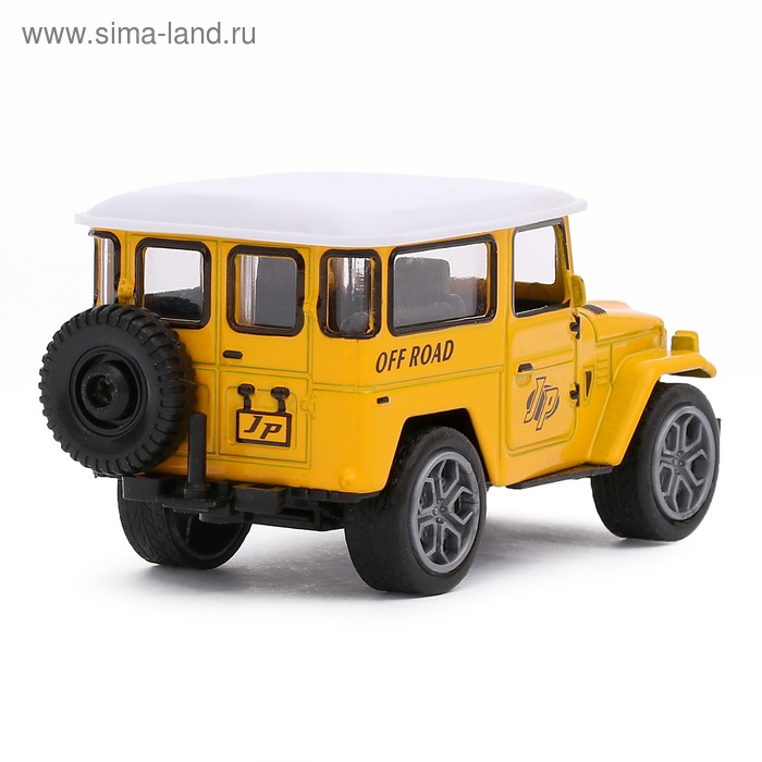 Машина металлическая «Джип», инерционная, МИКС Машина металлическая «Джип», инерционная, МИКС