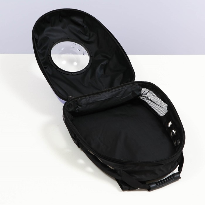 Рюкзак для переноски кошек и собак, с окном, 32 х 26 х 44 см, сиреневый Рюкзак для переноски кошек и собак, с окном, 32 х 26 х 44 см, сиреневый