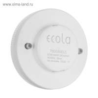 Лампа светодиодная Ecola Light, GX53, 8 Вт, 6400 К, 220 В, 27х75 мм, матовое стекло