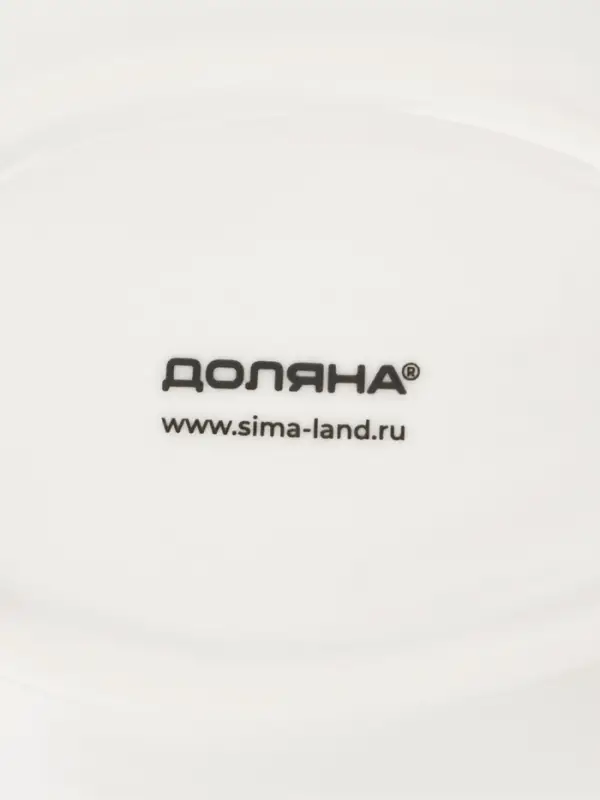 Подставка под ложку Доляна &laquo;Олива&raquo;, 21.5&times;7.5 см, керамика, белая