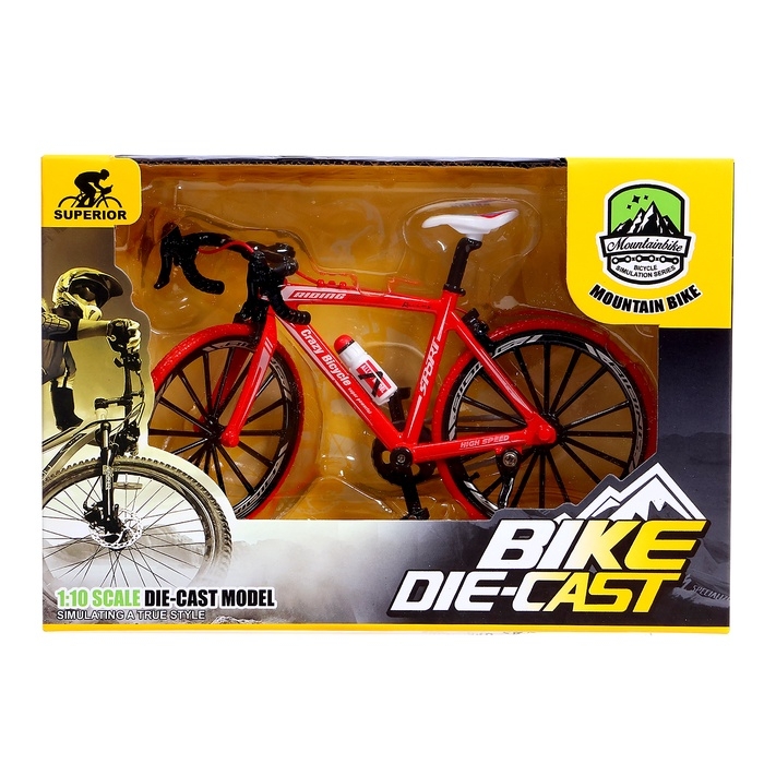 Велосипед металлический Велосипед металлический "Турист", цвет красный