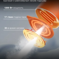 Отпариватель ручной H-HSART002 1200Вт оранжевый