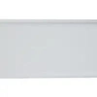 Плинтус напольный округлый &laquo;Идеал. Дюра&raquo;, 2200&times;80 мм, цвет 001 белый