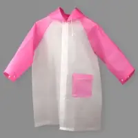 Дождевик детский &laquo;Гуляем под дождём&raquo;, рост 128-140 см, ЭВА 140 г, розовый