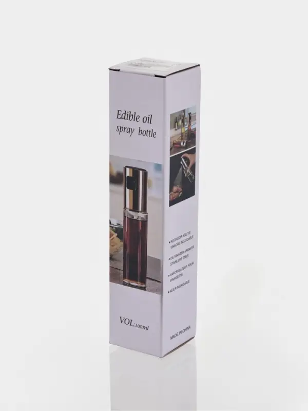 Распылитель для масла и уксуса Magistro Steel, 100 мл, 4.3&times;18 см, стекло, прозрачный