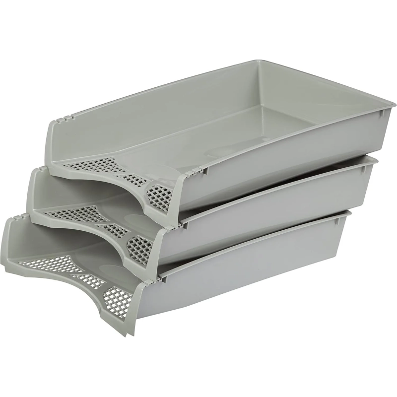 Лоток горизонтальный Офис Класс серый