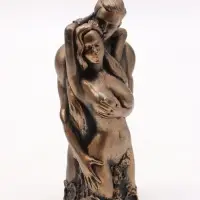 Фигурка декоративная &laquo;Влюбленные&raquo;, 14&times;6 см, бронза