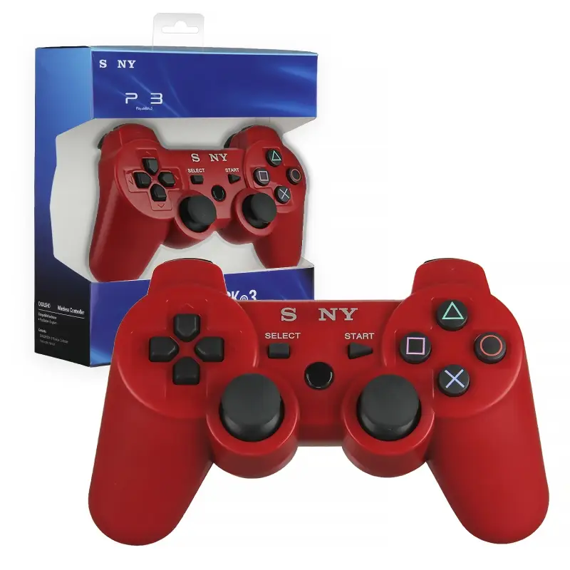 Джойстик PS3 (Bluetooth) беспроводной красный Джойстик PS3 (Bluetooth) беспроводной красный