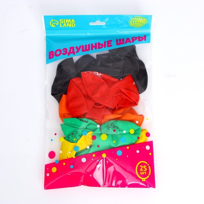 Воздушные шары латексные 12 Воздушные шары латексные 12" «С Днём знаний», миксы, 25 шт.