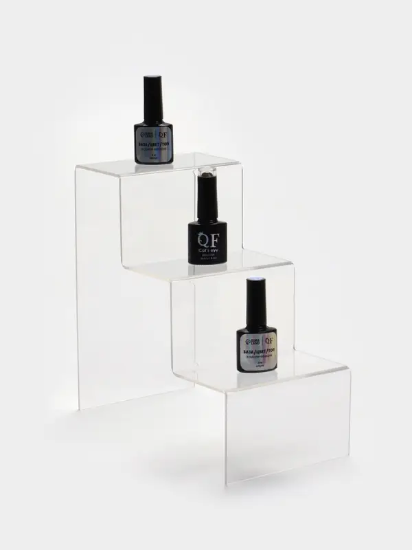 Подставка горка 3 ступеньки, 12&times;21&times;21 см, оргстекло 3 мм