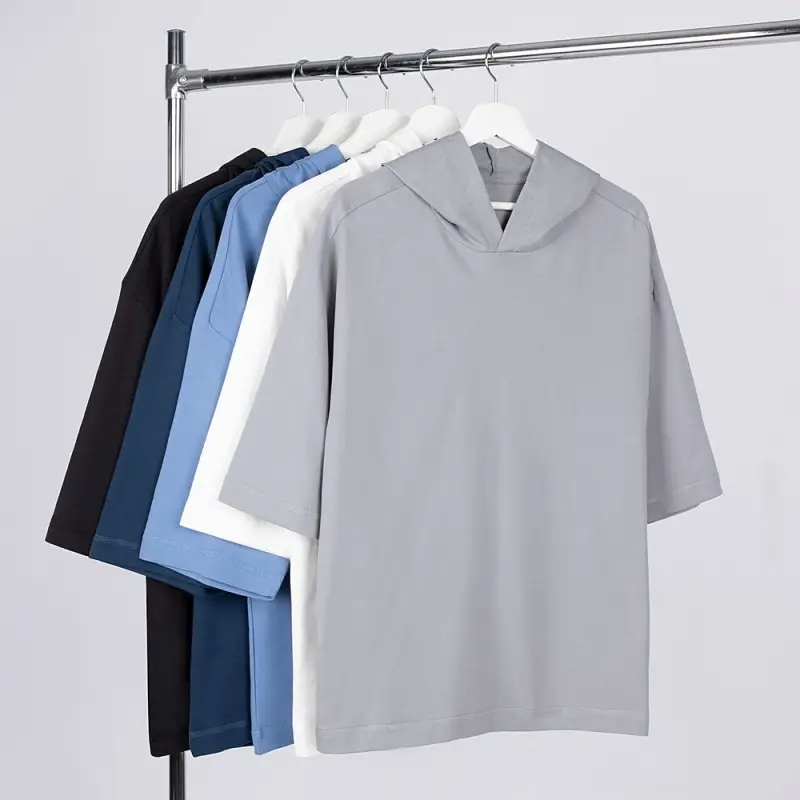 Футболка оверсайз унисекс с капюшоном Neofit, молочно-белая, размер XS/S Футболка оверсайз унисекс с капюшоном Neofit, молочно-белая, размер XS/S