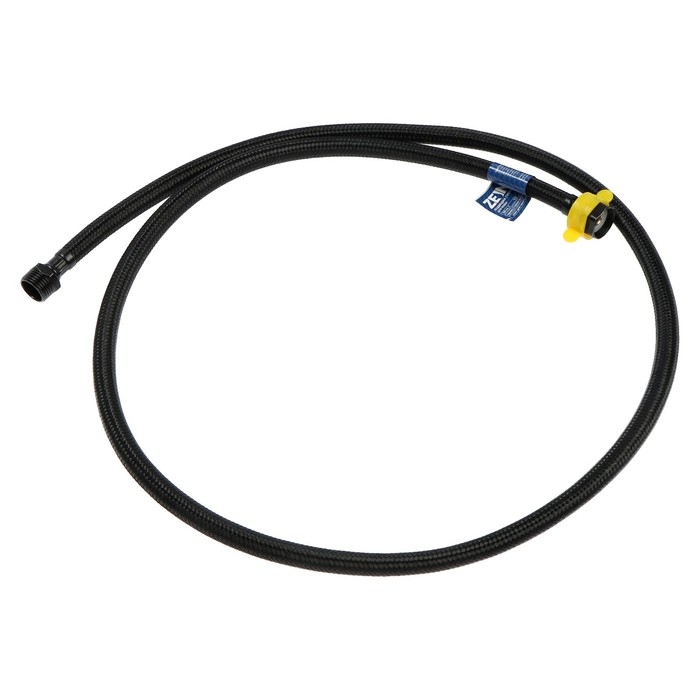 Подводка гибкая для воды ZEIN engr, нейлон, 1/2 Подводка гибкая для воды ZEIN engr, нейлон, 1/2", гайка-штуцер, 150 см, с ключом, черная