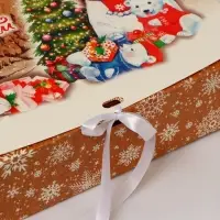 Коробка подарочная новогодняя складная, упаковка, &laquo;Волшебства и сказки&raquo;, 31&times;24.5&times;8 см