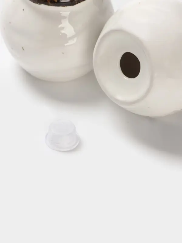 Набор для специй Magistro Alpine Frost, 2 предмета: перечница, солонка, 80 мл, 5&times;6 см, фарфор, белый