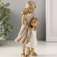 Фигурка полистоун &laquo;Старшая и младшая сестрёнки&raquo;, 6.5&times;5.5&times;14 см