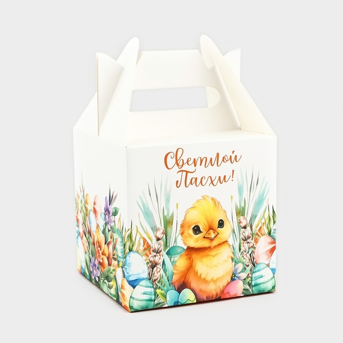Коробка складная «Светлой Пасхи!», 14 х 14 х 14 см Коробка складная «Светлой Пасхи!», 14 х 14 х 14 см