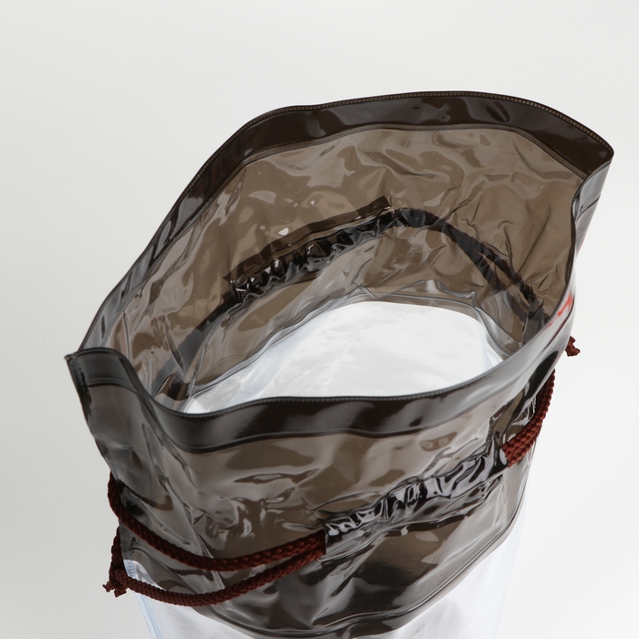 Косметичка на шнуре, цвет прозрачный/чёрный Косметичка на шнуре, цвет прозрачный/чёрный