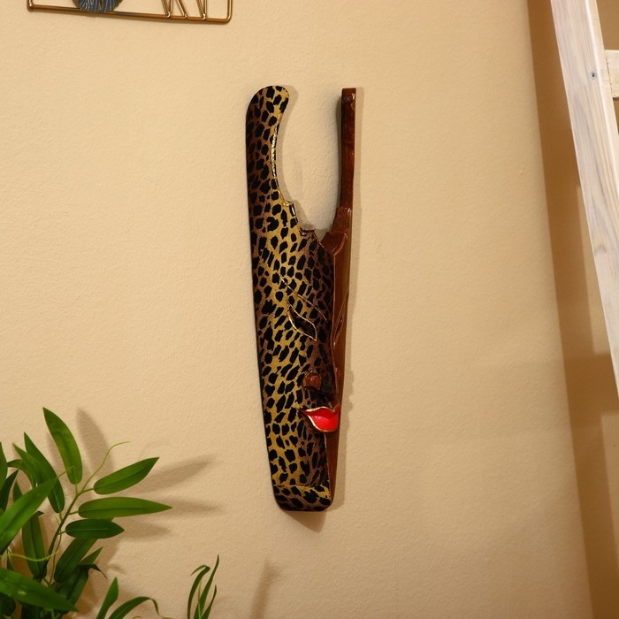 Маска «Юник», 15×7×50 см, албезия, текстиль