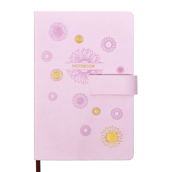 Ежедневник недатированный, А5, 140л, клетка, обл.кожзам, с хлястиком, Цветы, сиреневый Ежедневник недатированный, А5, 140л, клетка, обл.кожзам, с хлястиком, Цветы, сиреневый