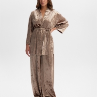 Комплект женский (жакет, брюки) KAFTAN Velvet 44-46, кофейный