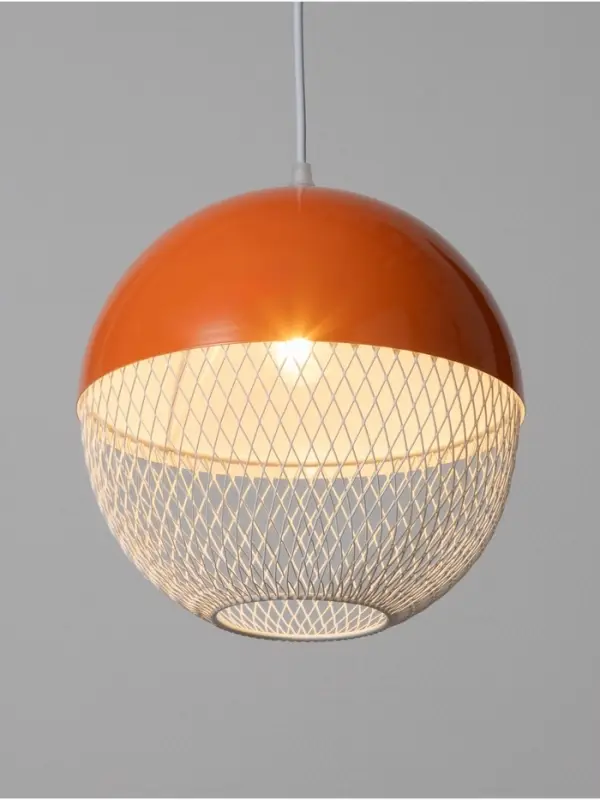 Светильник потолочный BayerLux Lina, 1&times;40 Вт, Е27, неон-оранжевый, 26&times;26&times;32 см