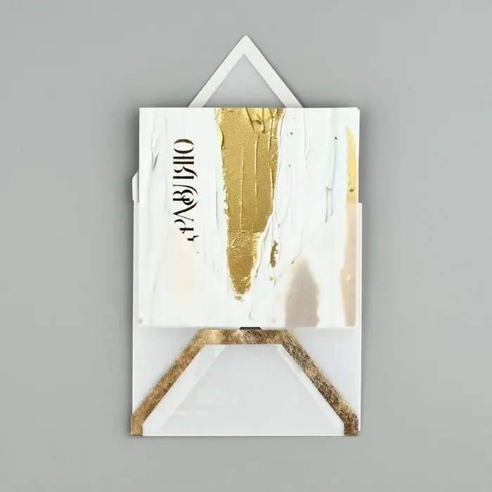 Открытка с конвертом «Поздравляю», тиснение, 7 х 7 см Открытка с конвертом «Поздравляю», тиснение, 7 х 7 см