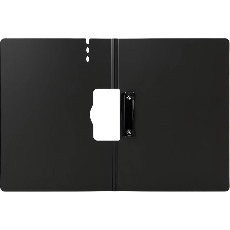 Папка-планшет A4 РР с крышкой темно-серый 64512