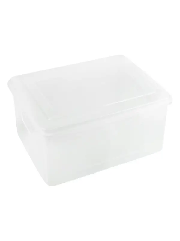 Контейнер для документов Стамм А4, 260&times;330&times;160 мм, пластик, прозрачный, вместительный корпус