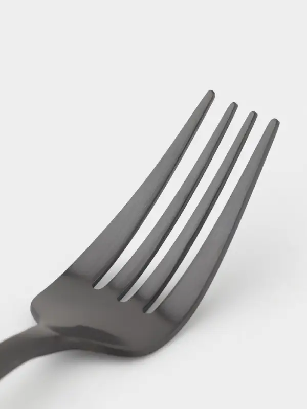 Вилка столовая Magistro &laquo;Фолк&raquo;, h=22 см, нержавеющая сталь, чёрная