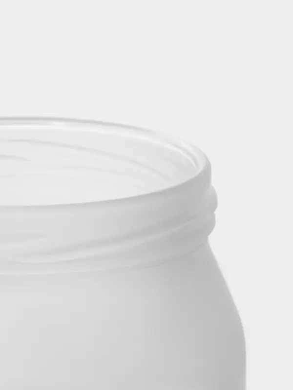 Банка для сыпучих продуктов Herevin Tea, 1 л, стекло, белая