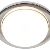 Светильник встраиваемый KL70 СН /1 под лампу Gx53 тонкий 220V 13W хром (40/2200)