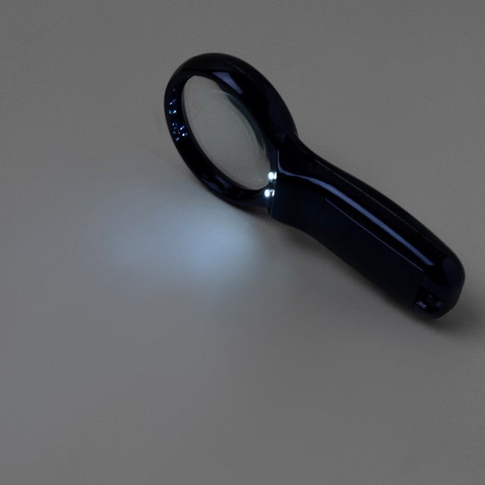 Лупа классическая, линза 55мм, подсветка Лупа классическая, линза 55мм, подсветка