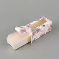 Коробка подарочная с окном &laquo;Люби, мечтай&raquo;, 12&times;5.5&times;5.5 см, самосборная