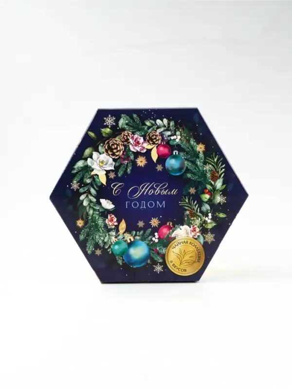 Чай подарочный &laquo;С Новым годом&raquo;, 42 шт.&times;1.8 г