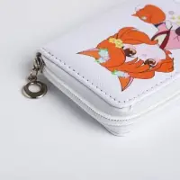 Кошелёк детский на молнии Выбражулька &laquo;Лисичка&raquo;, белый