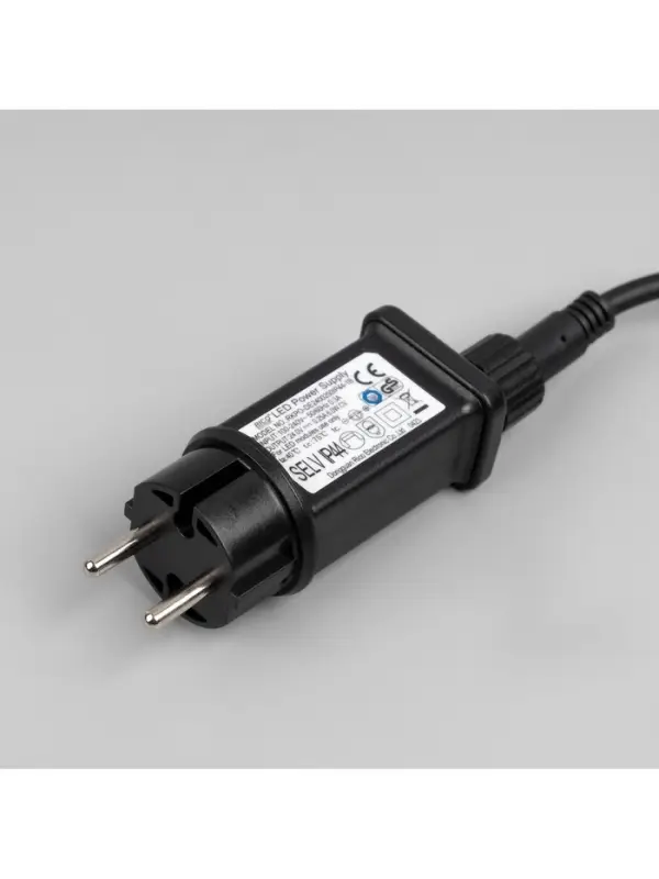 Гирлянда &laquo;Клип-лайт&raquo; 3 нити по 20 м, IP44, УМС, тёмная нить, 399 LED, свечение мульти, 8 режимов, 24 В