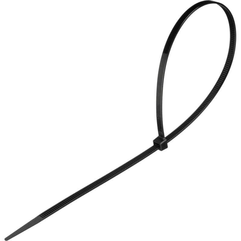 Стяжка (хомут) 350 мм x 4,8 мм,Bigtech BT-CT-350-48-B,нейлон,черн,100 шт/уп