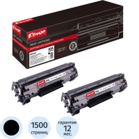 Картридж лазерный Комус 83A CF283AD чер. для HP LJ Pro M201 (2шт/уп)