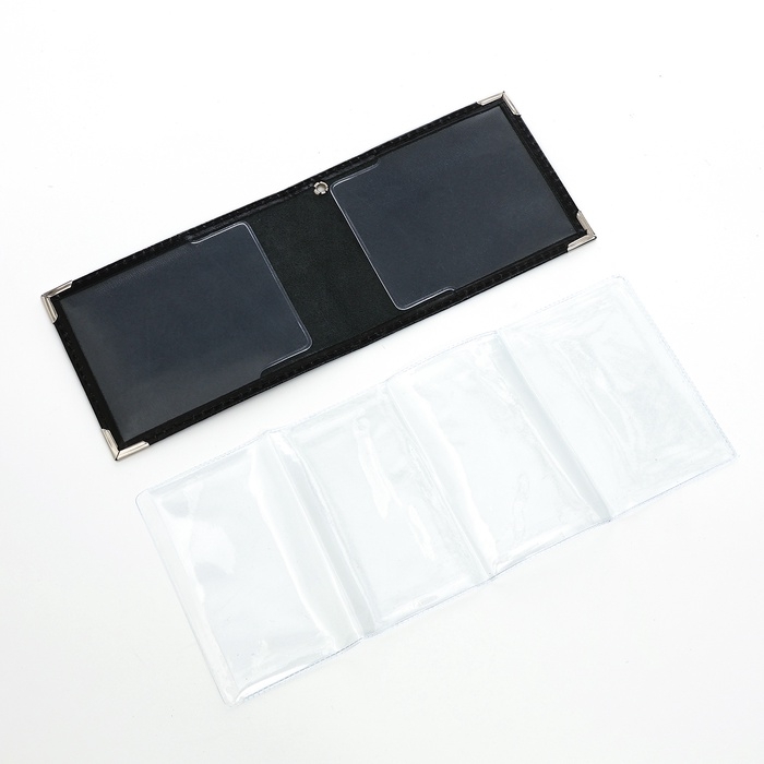 Обложка для удостоверения  Обложка для удостоверения "Участник боевых действий", цвет чёрный